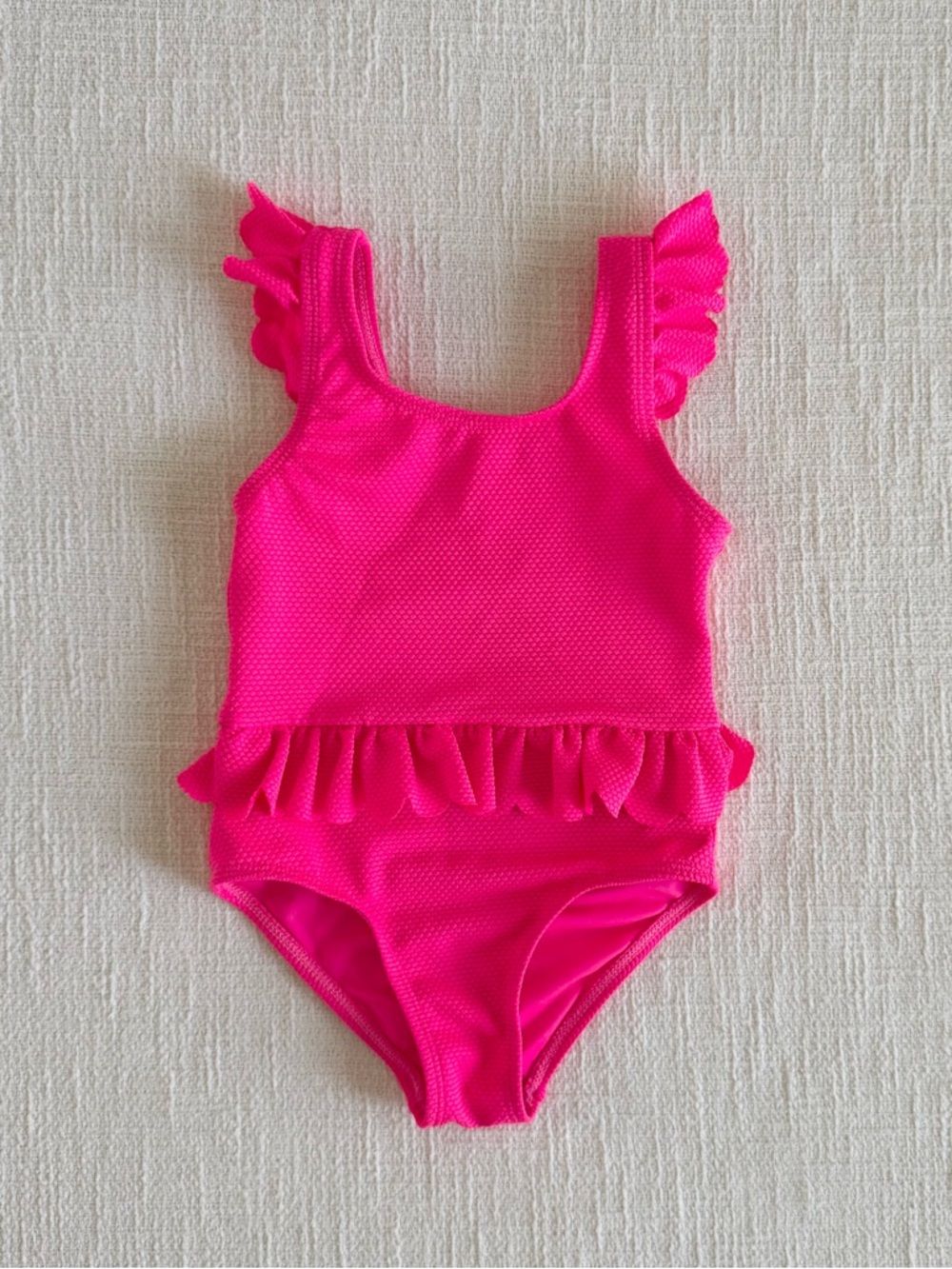 Tucker + Tate Hot Pink Ruffle One-Piece Swimsuit